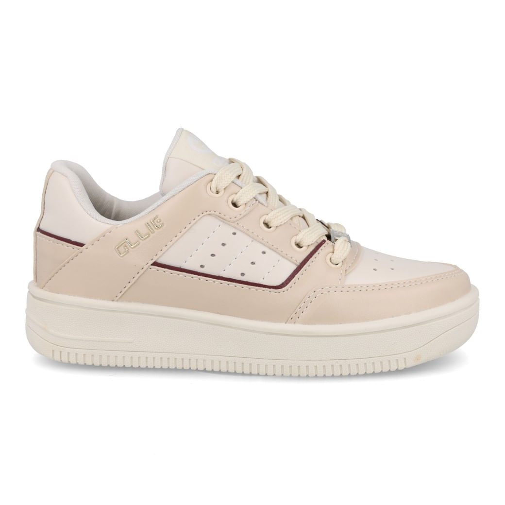Ollie Tenis BLISS-458 Bege Marsala Sint_3__